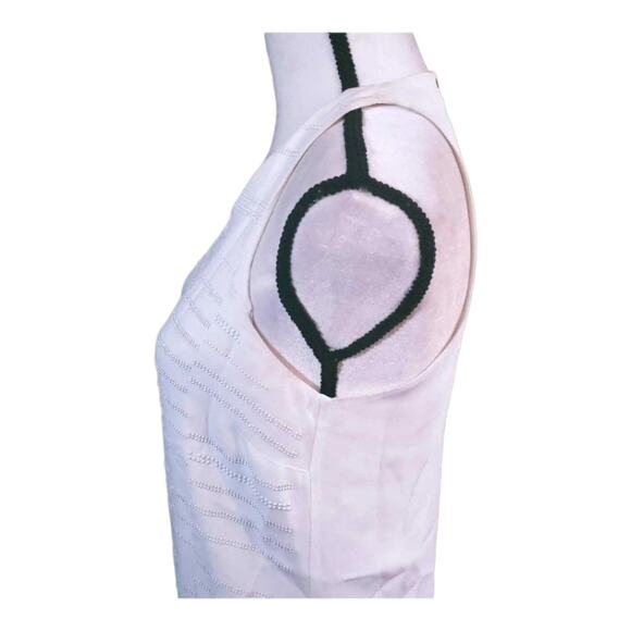 A.L.C. Gigi Sleeveless White Tonal Studded V-neck Mini Sheath Dress Women's 6 - Picture 5 of 8